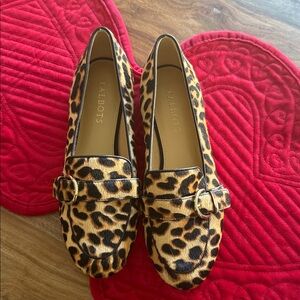 Talbots Animal Print Flats with Buckle